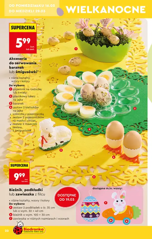 Biedronka - gazetka promocyjna Hity i inspiracje, od 14.03 od soboty 14.03 do środy 01.04 - strona 20