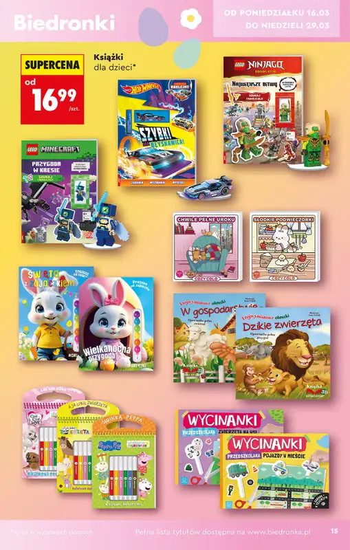Biedronka - gazetka promocyjna Hity i inspiracje, od 14.03 od soboty 14.03 do środy 01.04 - strona 15