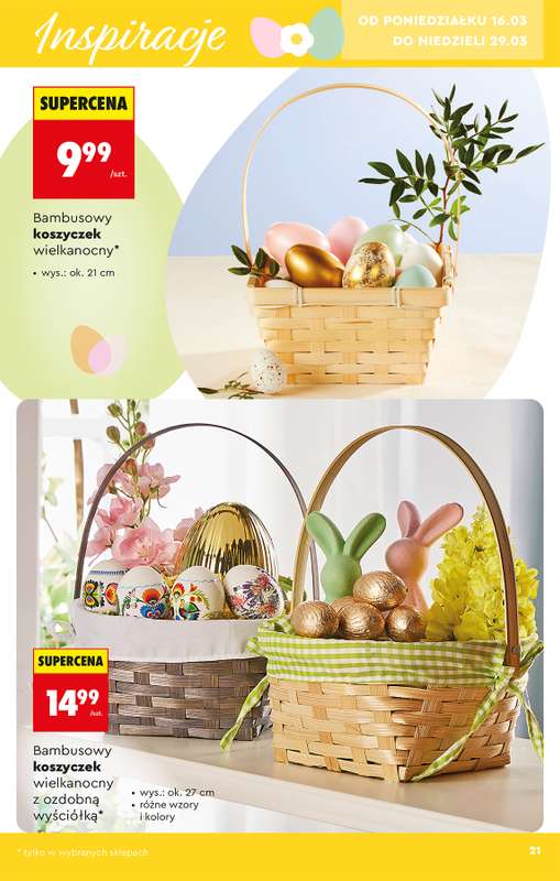 Biedronka - gazetka promocyjna Hity i inspiracje, od 14.03 od soboty 14.03 do środy 01.04 - strona 21