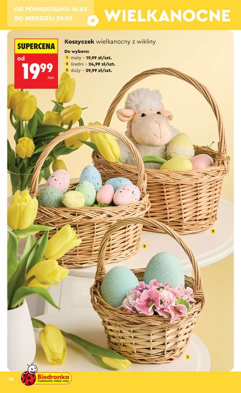 Biedronka - gazetka promocyjna Hity i inspiracje, od 14.03 od soboty 14.03 do środy 01.04 - strona 18