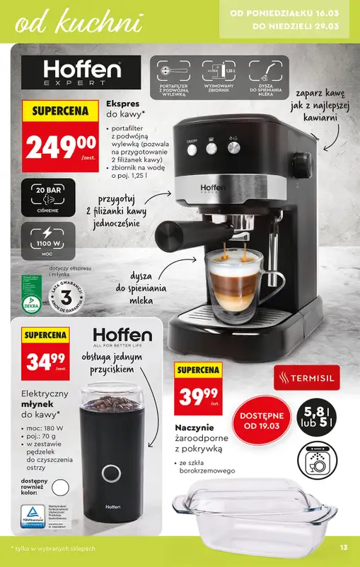 Biedronka - gazetka promocyjna Hity i inspiracje, od 14.03 od soboty 14.03 do środy 01.04 - strona 13