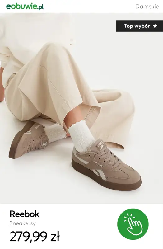 eobuwie.pl - gazetka promocyjna Brązowe sneakersy damskie - od 129,99 zł od poniedziałku 23.03  - strona 14