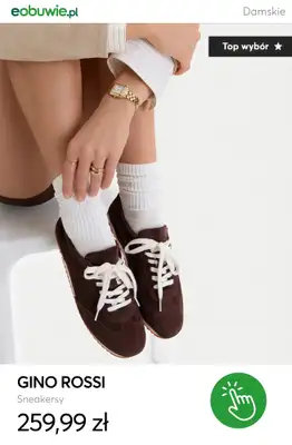 eobuwie.pl - gazetka promocyjna Brązowe sneakersy damskie - od 129,99 zł od poniedziałku 23.03  - strona 16