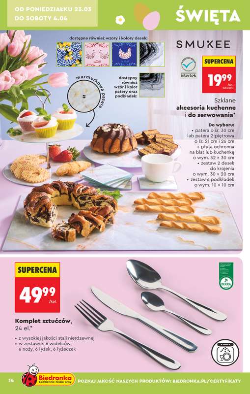 Biedronka - gazetka promocyjna Hity i inspiracje, od 21.03 od soboty 21.03 do środy 08.04 - strona 16