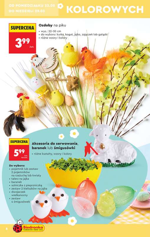 Biedronka - gazetka promocyjna Hity i inspiracje, od 21.03 od soboty 21.03 do środy 08.04 - strona 10