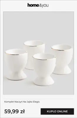 home&you - gazetka promocyjna Naczynia wielkanocne od poniedziałku 23.03 do niedzieli 29.03 - strona 9