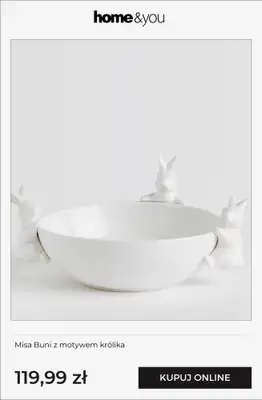 home&you - gazetka promocyjna Naczynia wielkanocne od poniedziałku 23.03 do niedzieli 29.03 - strona 3