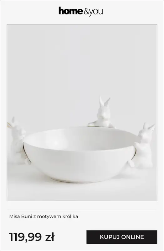 home&you - gazetka promocyjna Naczynia wielkanocne od poniedziałku 23.03 do niedzieli 29.03 - strona 3
