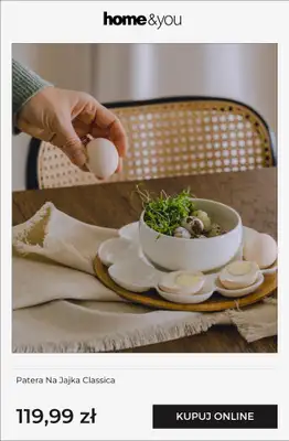 home&you - gazetka promocyjna Naczynia wielkanocne od poniedziałku 23.03 do niedzieli 29.03 - strona 8