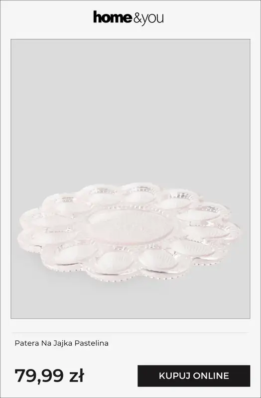 home&you - gazetka promocyjna Naczynia wielkanocne od poniedziałku 23.03 do niedzieli 29.03 - strona 6