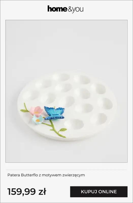 home&you - gazetka promocyjna Naczynia wielkanocne od poniedziałku 23.03 do niedzieli 29.03 - strona 10