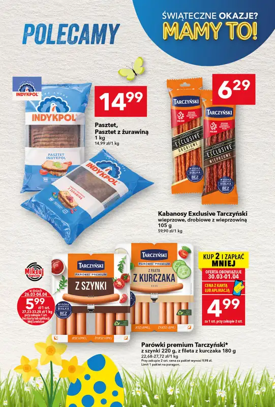 LEWIATAN - gazetka promocyjna Gazetka „MAMY TO w Lewiatanie" od czwartku 26.03 do soboty 04.04 - strona 6