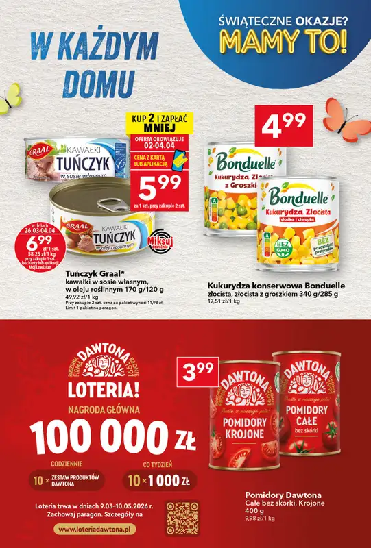 LEWIATAN - gazetka promocyjna Gazetka „MAMY TO w Lewiatanie" od czwartku 26.03 do soboty 04.04 - strona 12