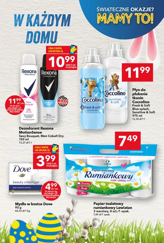 LEWIATAN - gazetka promocyjna Gazetka „MAMY TO w Lewiatanie" od czwartku 26.03 do soboty 04.04 - strona 25