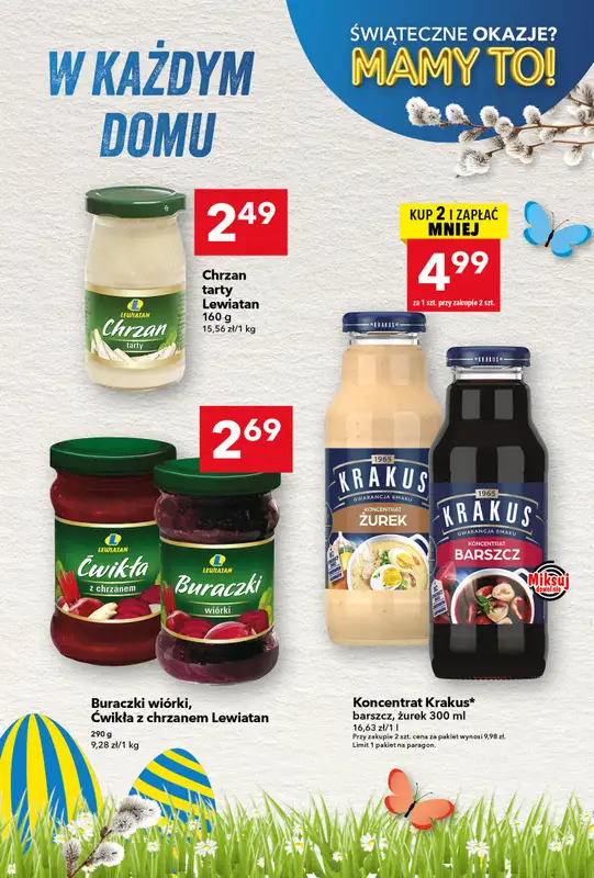 LEWIATAN - gazetka promocyjna Gazetka „MAMY TO w Lewiatanie" od czwartku 26.03 do soboty 04.04 - strona 13