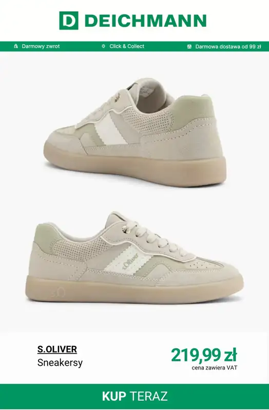 Deichmann - gazetka promocyjna Buty dostępne tylko online od poniedziałku 23.03  - strona 10