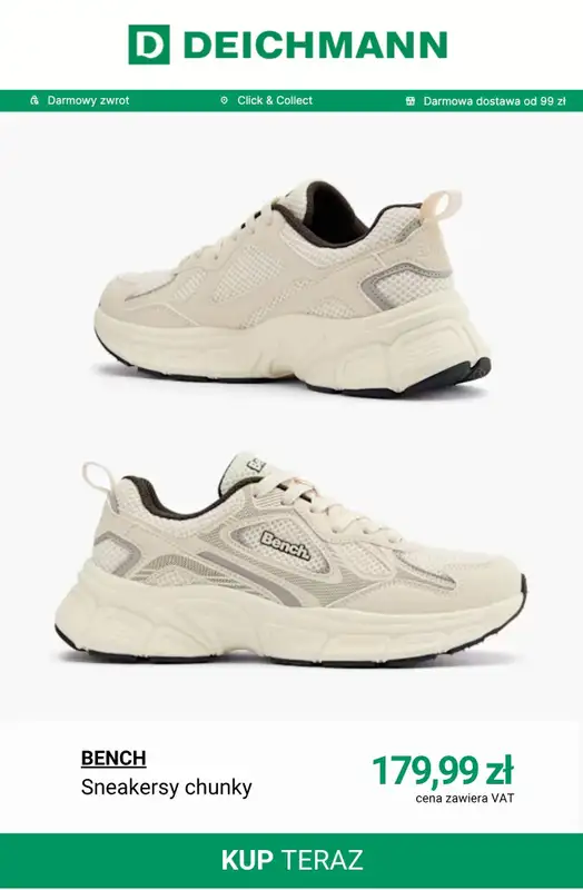 Deichmann - gazetka promocyjna Buty dostępne tylko online od poniedziałku 23.03  - strona 8