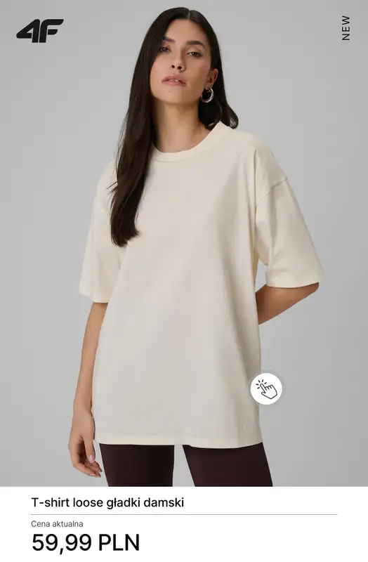 4F - gazetka promocyjna Koszulki bawełniane damskie - od 19,99 zł od poniedziałku 23.03  - strona 12