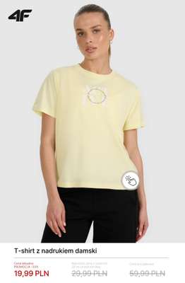 T-shirt z nadrukiem damski