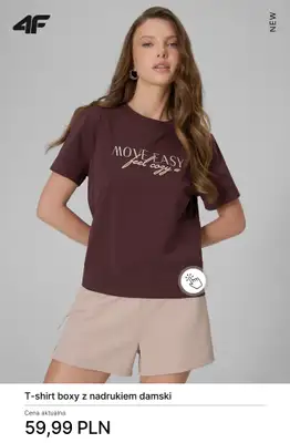 4F - gazetka promocyjna Koszulki bawełniane damskie - od 19,99 zł od poniedziałku 23.03  - strona 3