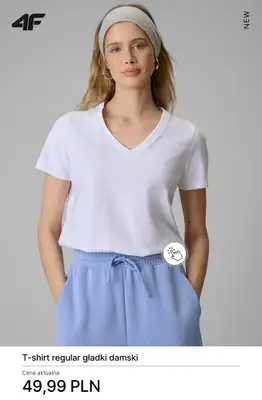 4F - gazetka promocyjna Koszulki bawełniane damskie - od 19,99 zł od poniedziałku 23.03  - strona 7