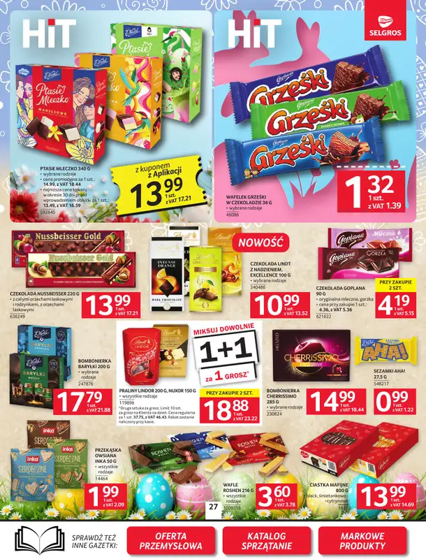 Selgros - gazetka promocyjna Oferta spożywcza od czwartku 26.03 do środy 08.04 - strona 27