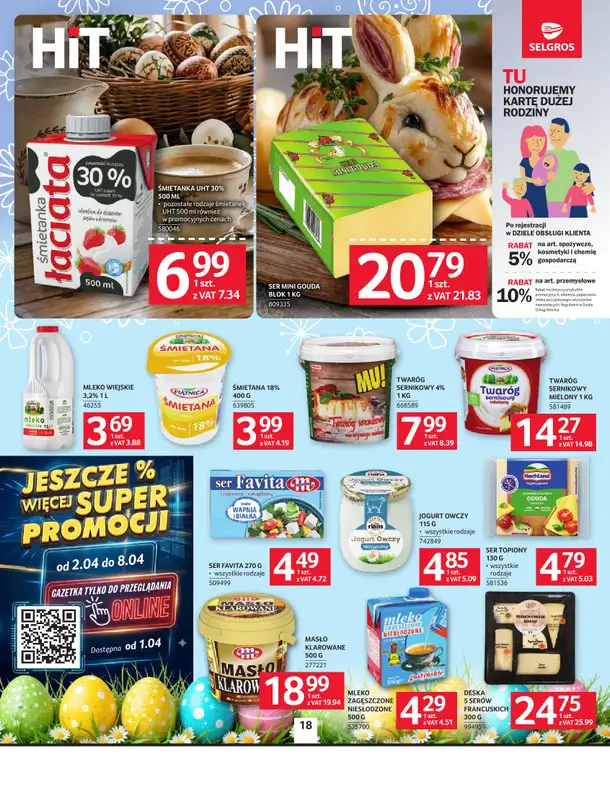Selgros - gazetka promocyjna Oferta spożywcza od czwartku 26.03 do środy 08.04 - strona 18