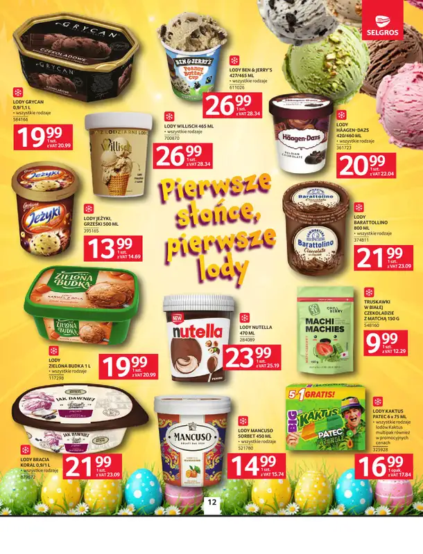 Selgros - gazetka promocyjna Oferta spożywcza od czwartku 26.03 do środy 08.04 - strona 12