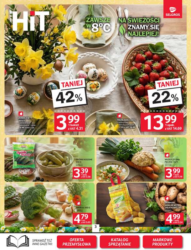 Selgros - gazetka promocyjna Oferta spożywcza od czwartku 26.03 do środy 08.04 - strona 3