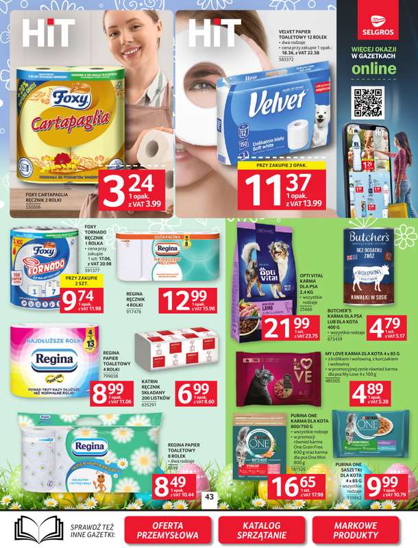 Selgros - gazetka promocyjna Oferta spożywcza od czwartku 26.03 do środy 08.04 - strona 43