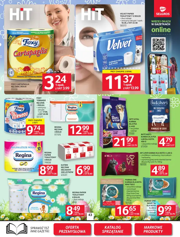 Selgros - gazetka promocyjna Oferta spożywcza od czwartku 26.03 do środy 08.04 - strona 43