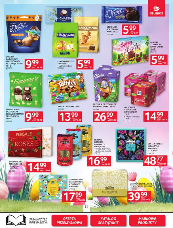 Selgros - gazetka promocyjna Oferta spożywcza od czwartku 26.03 do środy 08.04 - strona 31