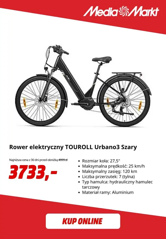 Media Markt - gazetka promocyjna Do -50% na wybrane rowery i hulajnogi od poniedziałku 23.03 do środy 01.04 - strona 9