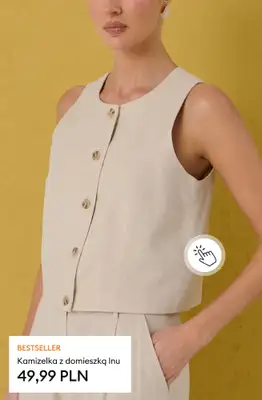 Sinsay - gazetka promocyjna Odzież z lnem - wiosenne inspiracje dla Niej od poniedziałku 23.03 do niedzieli 29.03 - strona 10