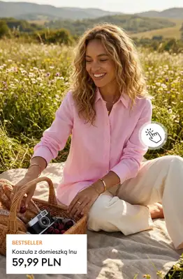 Sinsay - gazetka promocyjna Odzież z lnem - wiosenne inspiracje dla Niej od poniedziałku 23.03 do niedzieli 29.03 - strona 2