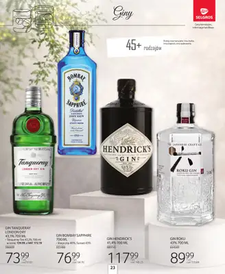 Selgros - gazetka promocyjna Katalog Alkohole Mocne od czwartku 26.03 do środy 08.04 - strona 23