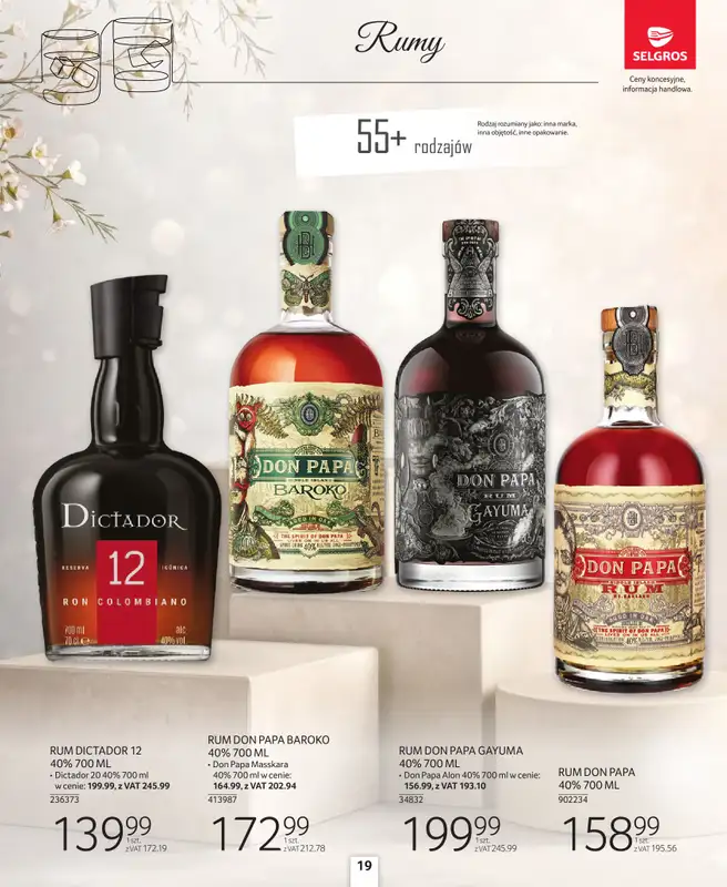 Selgros - gazetka promocyjna Katalog Alkohole Mocne od czwartku 26.03 do środy 08.04 - strona 19
