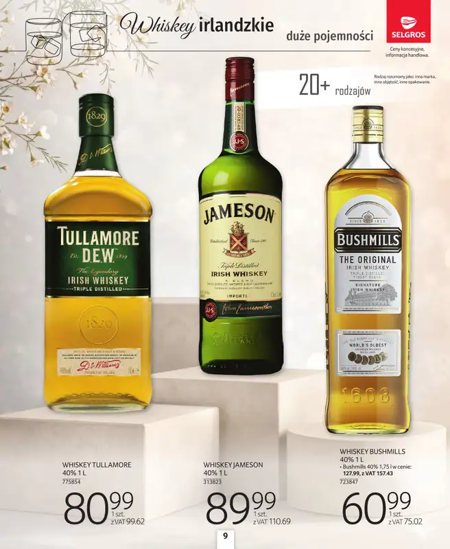 Selgros - gazetka promocyjna Katalog Alkohole Mocne od czwartku 26.03 do środy 08.04 - strona 9