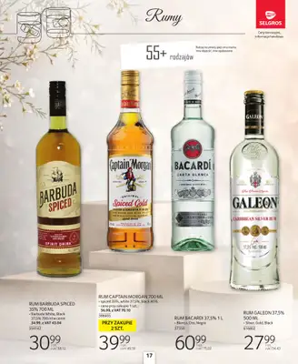 Selgros - gazetka promocyjna Katalog Alkohole Mocne od czwartku 26.03 do środy 08.04 - strona 17
