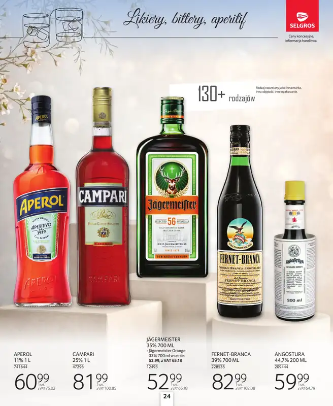 Selgros - gazetka promocyjna Katalog Alkohole Mocne od czwartku 26.03 do środy 08.04 - strona 24