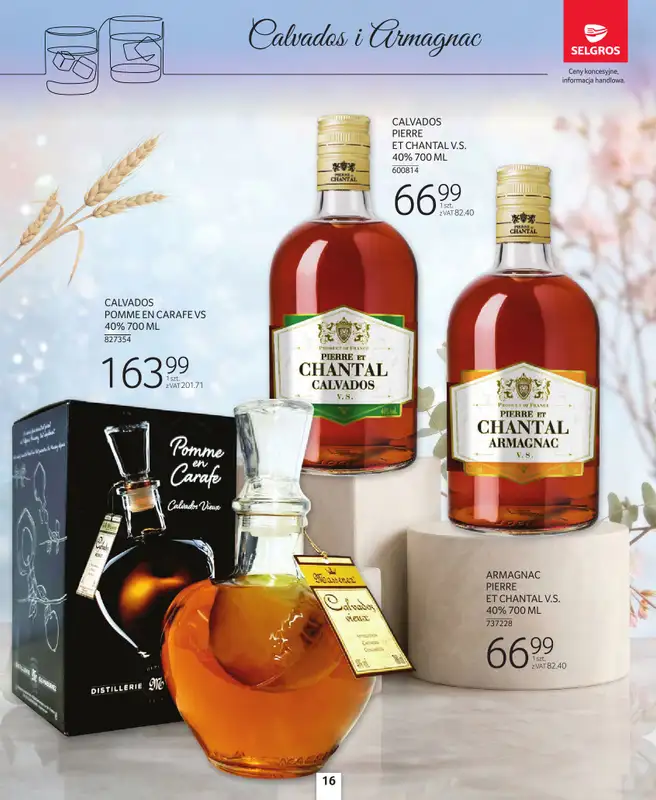 Selgros - gazetka promocyjna Katalog Alkohole Mocne od czwartku 26.03 do środy 08.04 - strona 16