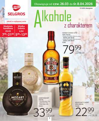 Selgros - gazetka promocyjna Katalog Alkohole Mocne od czwartku 26.03 do środy 08.04