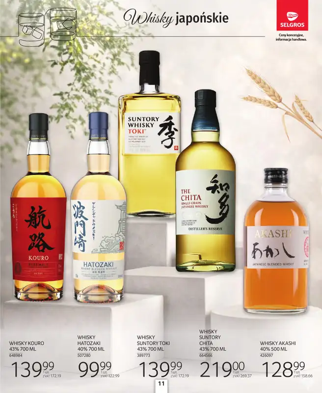 Selgros - gazetka promocyjna Katalog Alkohole Mocne od czwartku 26.03 do środy 08.04 - strona 11