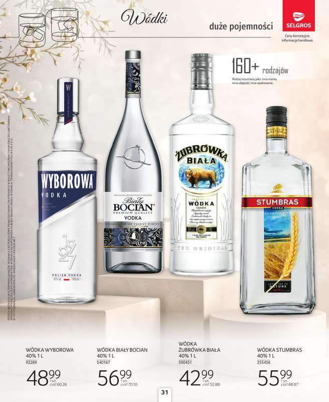 Selgros - gazetka promocyjna Katalog Alkohole Mocne od czwartku 26.03 do środy 08.04 - strona 31