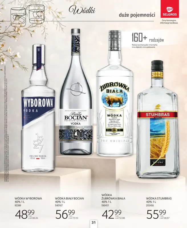 Selgros - gazetka promocyjna Katalog Alkohole Mocne od czwartku 26.03 do środy 08.04 - strona 31