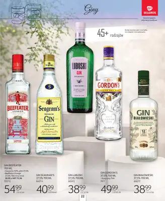 Selgros - gazetka promocyjna Katalog Alkohole Mocne od czwartku 26.03 do środy 08.04 - strona 22