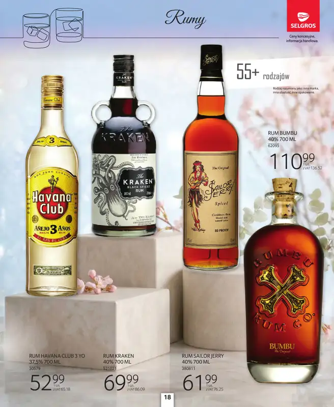 Selgros - gazetka promocyjna Katalog Alkohole Mocne od czwartku 26.03 do środy 08.04 - strona 18