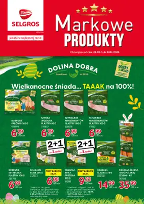Selgros - gazetka promocyjna Katalog Markowe Produkty od czwartku 26.03 do środy 08.04