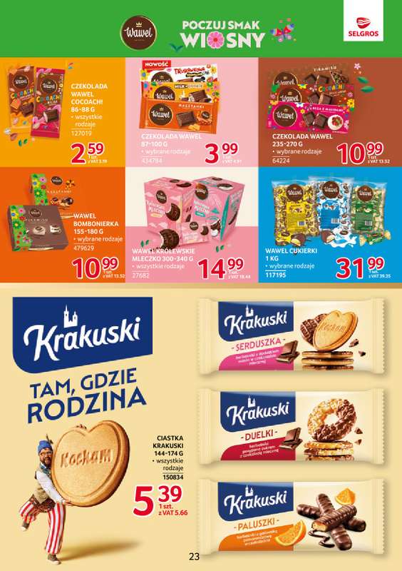 Selgros - gazetka promocyjna Katalog Markowe Produkty od czwartku 26.03 do środy 08.04 - strona 23