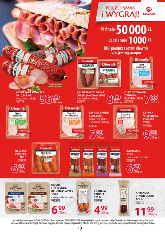 Selgros - gazetka promocyjna Katalog Markowe Produkty od czwartku 26.03 do środy 08.04 - strona 13